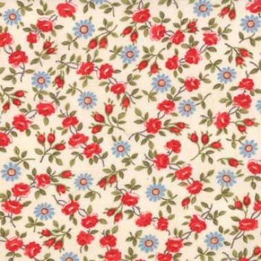 MODA - American Banner Rose - 14724 13 - Old Country Store Fabrics