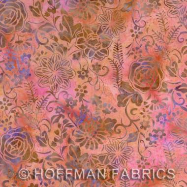 Hoffman Batiks - Pink - J2364 574-Belle - Old Country Store Fabrics