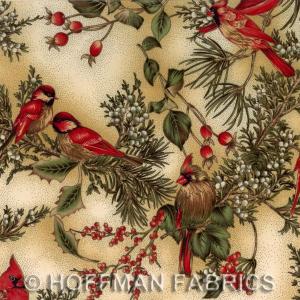 Hoffman - Holiday Serenade - H8821 33G-Cream Gold - Old Country Store ...