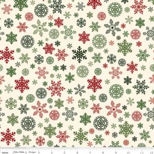 Riley Blake - Christmas Delivery - C7333-Cream - Old Country Store Fabrics