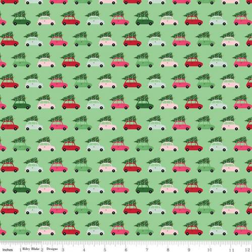 Riley Blake - Merry and Bright - C8393-LTGREEN - Old Country Store Fabrics