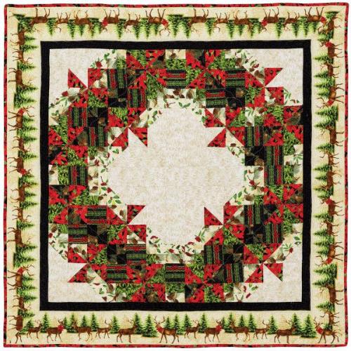 Festive Forest Table Topper Quilt Kit - Kits - Sewing - Old Country ...