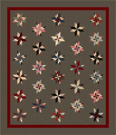 Marcus Fabrics - Prairie Dry Goods - R1751-Dk Tan - Old Country Store  Fabrics