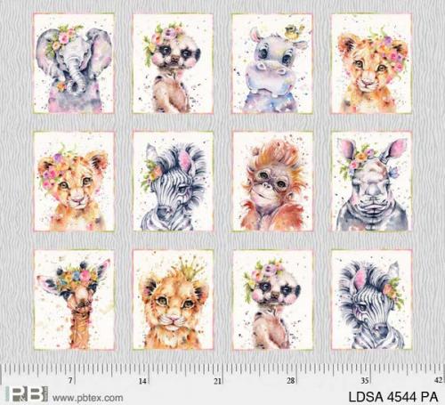 P&B Textiles - Little Darlings Safari - LDSA 4544 PA - Old Country ...