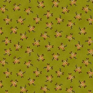 Henry Glass - Autumn Farmhouse - 975-66 Kiwi - Old Country Store Fabrics