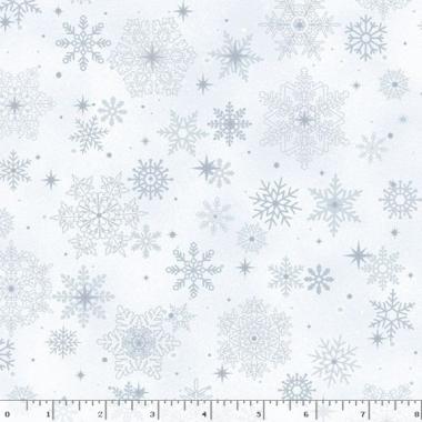 Marcus Fabrics - Bentley's Snowflakes - R650948D SKY - Old Country ...